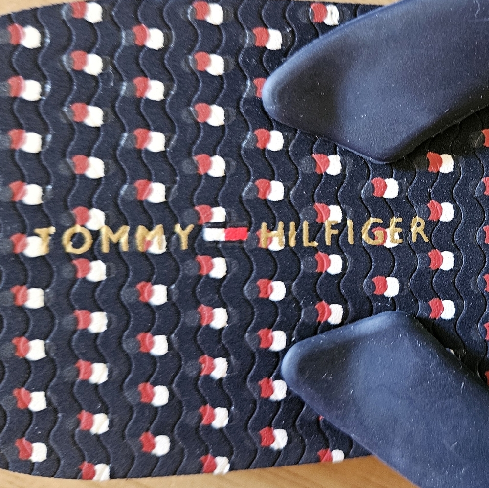 🆕️ Tommy Hilfiger Flip Flops | Womens | Navy Blue | 7M | 7/8 | Rosee | Sandals - Picture 3 of 7